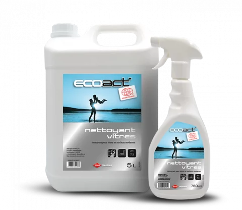 ECOACT’ NETTOYANT VITRES 5 LITRES + SPRAY