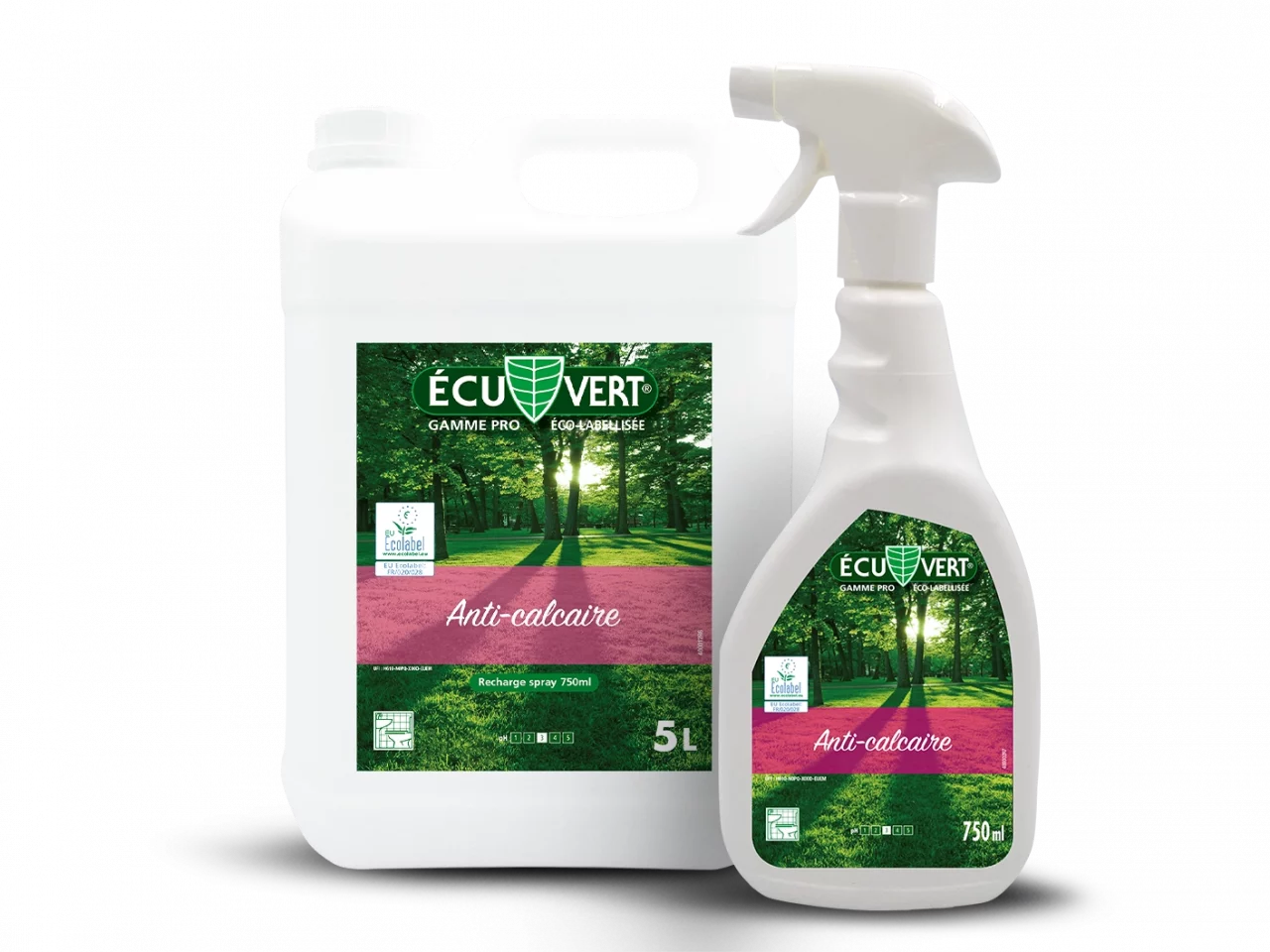 EcuVert Anti-calcaire 2024 - 750 ml et 5 litres