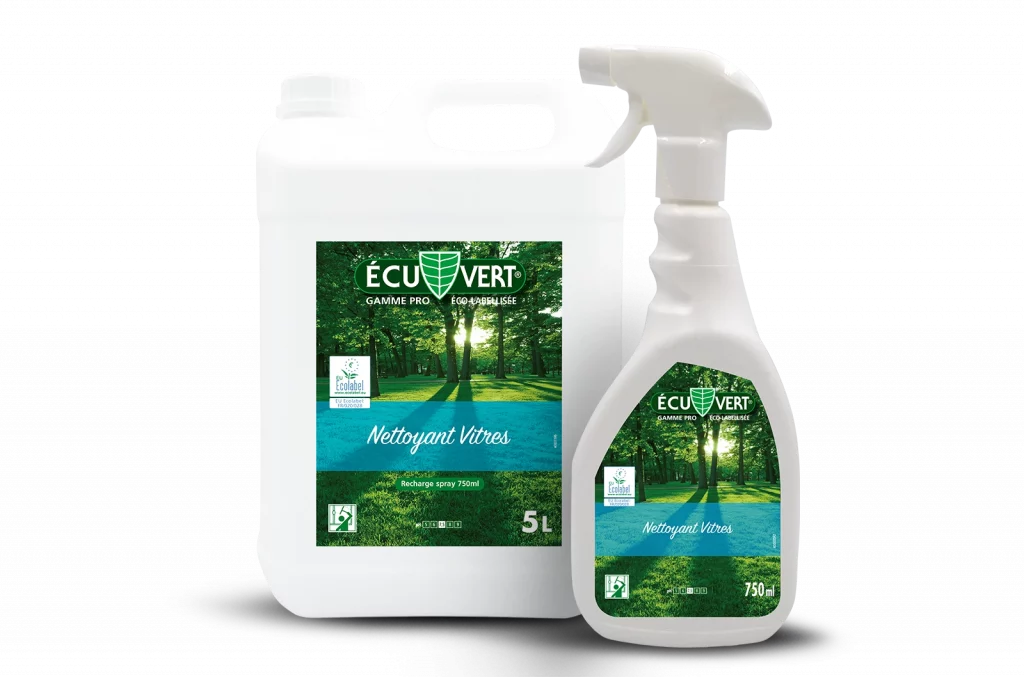 EcuVert Nettoyant vitres 2025 - 750ml et 5 litres
