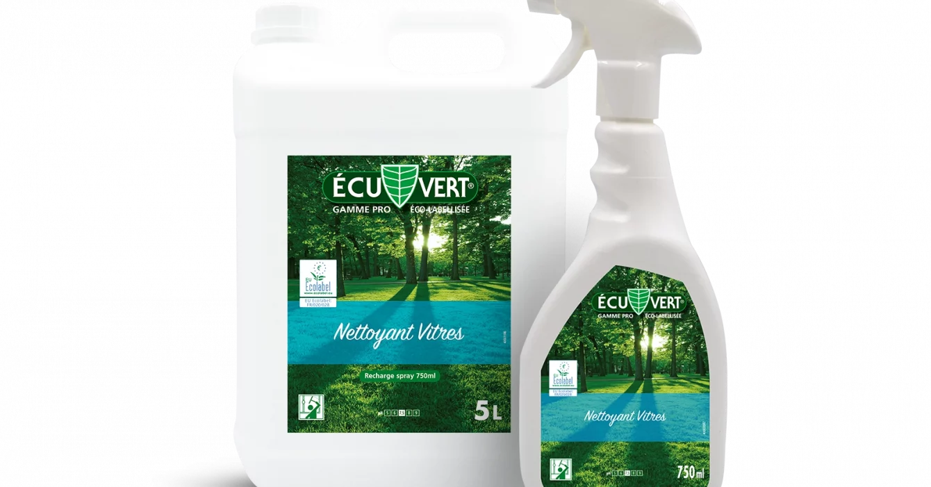 EcuVert Nettoyant vitres 2025 - 750ml et 5 litres