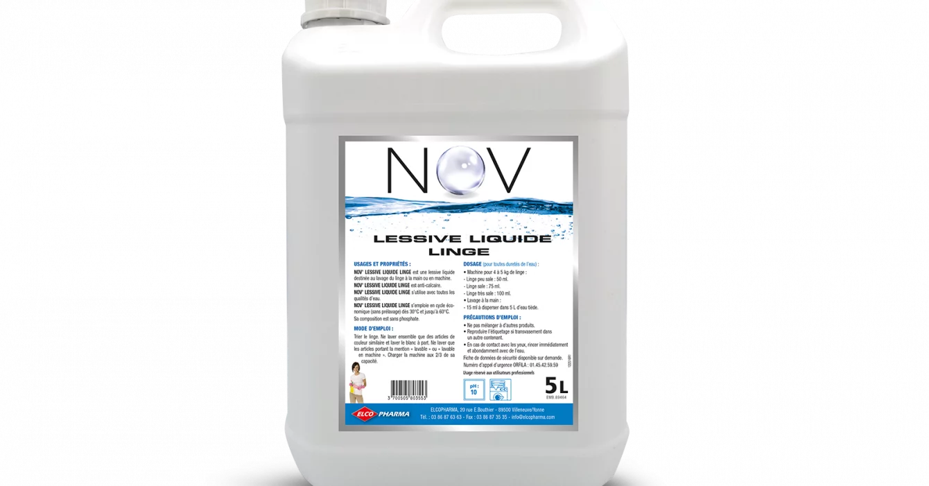 NOV Lessive liquide linge 5L NOV Lessive liquide linge 5L