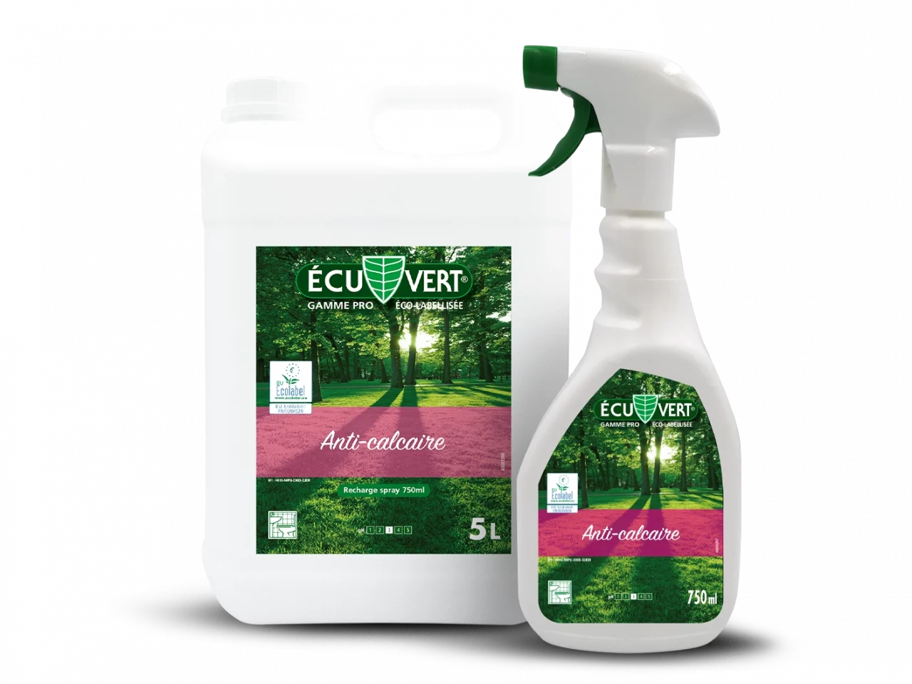 EcuVert Anti-calcaire 2024 - 750 ml et 5 litres