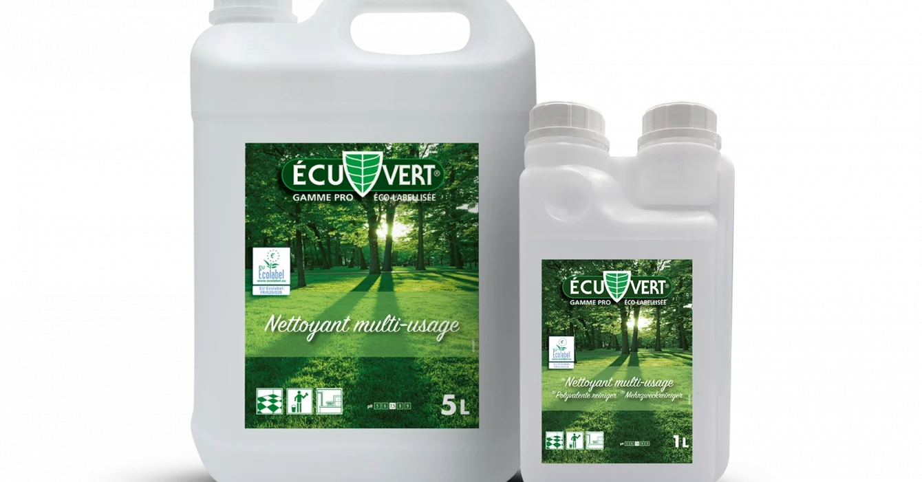 EcuVert Nettoyant multi usage 2025 - 1L bicolore et 5L