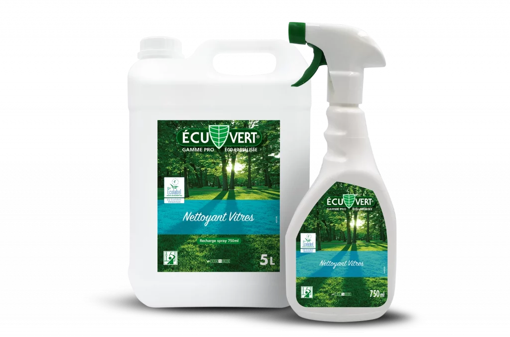 EcuVert Nettoyant vitres 2025 - 750ml et 5 litres