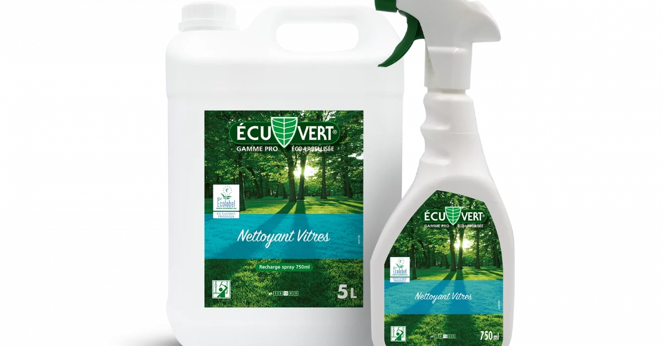 EcuVert Nettoyant vitres 2025 - 750ml et 5 litres