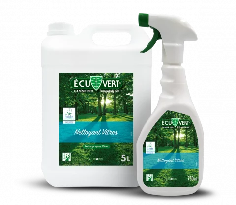 EcuVert Nettoyant vitres 2025 - 750ml et 5 litres
