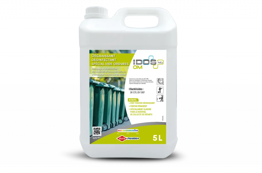 IDOS NG dégraissant désinfectant spécial vide-ordures - 5L