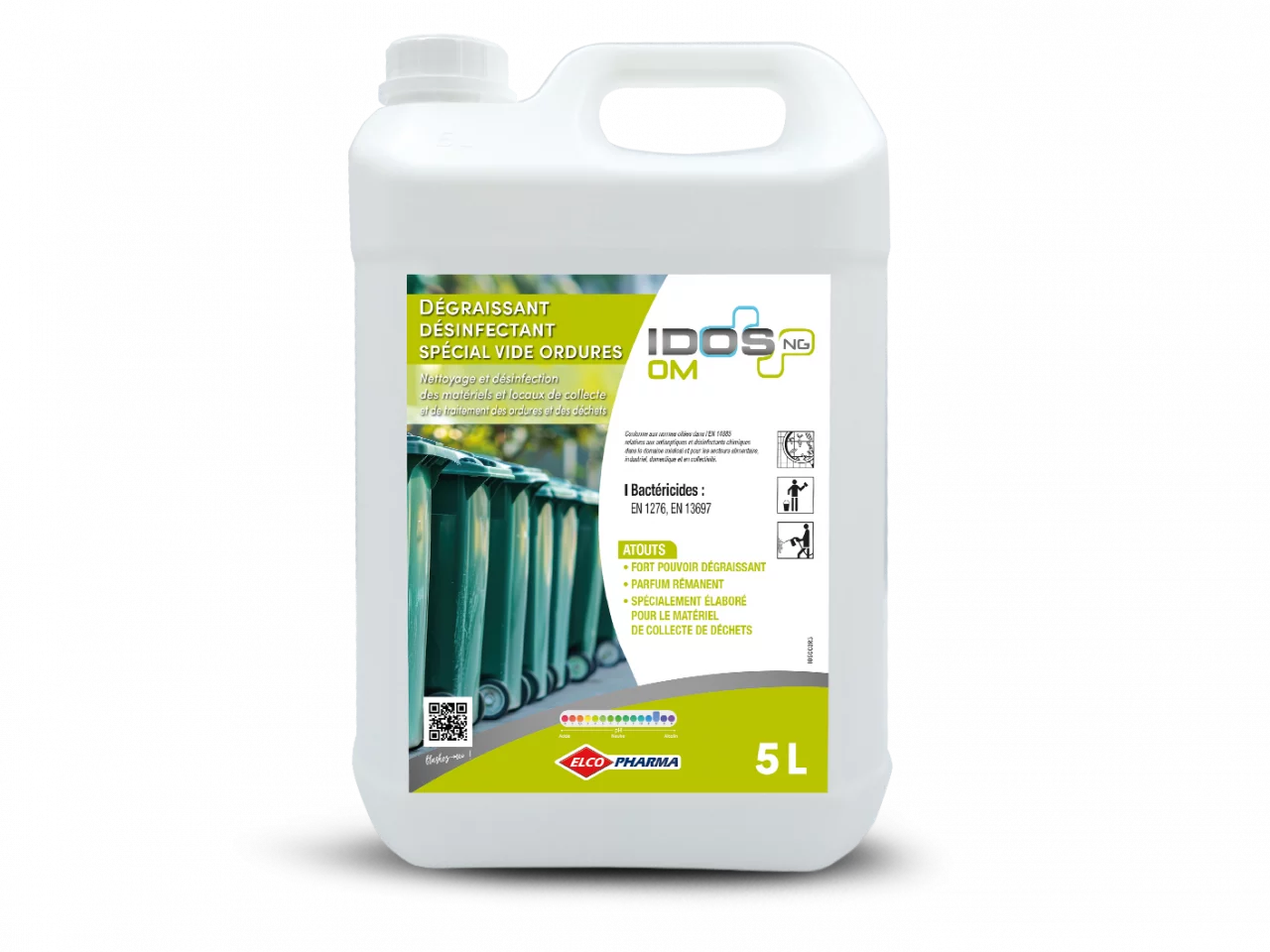 IDOS NG dégraissant désinfectant spécial vide-ordures - 5L