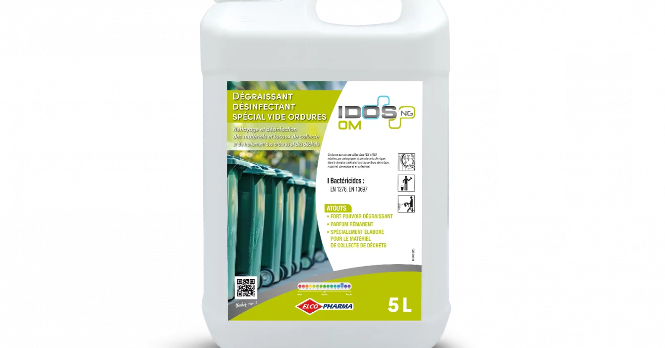 IDOS NG dégraissant désinfectant spécial vide-ordures - 5L IDOS NG dégraissant désinfectant spécial vide-ordures - 5L