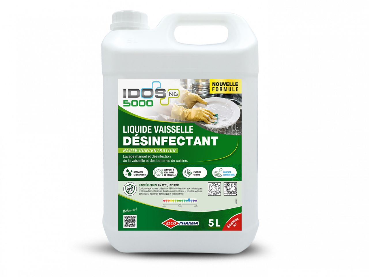 IDOS NG 5000 Liquide vaisselle désinfectant